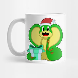 Snake Christmas Package Mug